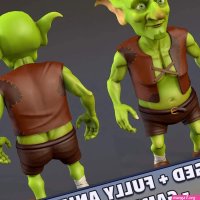 3D Goblin Animations Model
