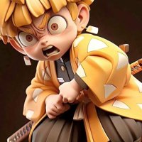 Chibi head 3d