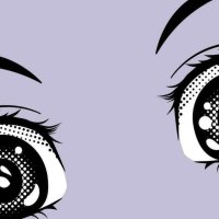 sorprendido ojos anime muchacha. vector ilustracin en manga estilo aislado en blanco antecedentes. 26518011 Vector en Vecteezy