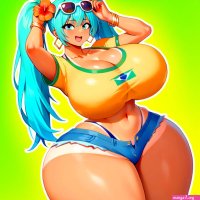 huge breasts huge ass SDXL pony AI LoRA Model
