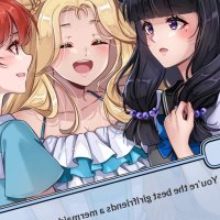 ebi on X: i finished coding the poly ending of my cute yuri visual novel out of the ocean yay lets go lesbians X