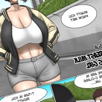 Porn comic The Breast Milk Selling Girl. Chapter 1. MadBull Sex comic hot brunette flirts