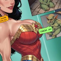 Wonder Woman with Goblins and Robots English comic porn