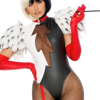 Watch Foplay Womens Keep it Cruel Sexy Movie Villain Costume on Amazon Live