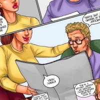 Recession Blues: Wife Forced to Strip porn comic