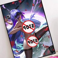 Game Cartoon Anime Sexy Naked Girl Canvas Poster Decorative Painting Home Mural HD Print Uncensored Wall Art Beauty Mural Buy cheaply on Joom