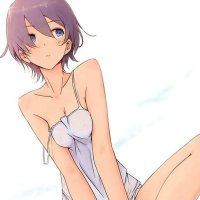 HD wallpaper: short hair original characters manga no bra anime girls sexy anime