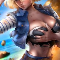 Android 18 Dragon Ball Cartoon Anime Sexy Lady HD Print Canvas Manga Poster SFW