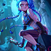 Jinx Arcane League of Legends Print