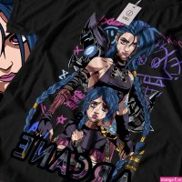 Jinx Arcane T-shirt Gaming Shirt Gaming Legend Apparel Video Game Shirt Moba Game Shirt LOL Shirt Gamer Shirt Game Lover Shirt