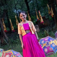 Jungle Mein Mangal Lehenga Set
