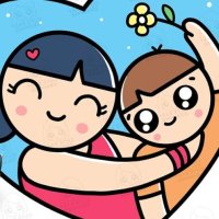 How to Draw a Cute Mom and Child for Mothers Day