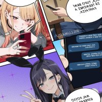 Gojou Entregou a Lingerie Errada e Marin Sentou no Pau Dele -
