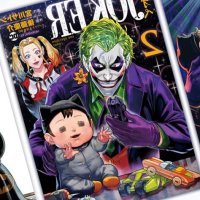 Japanese manga : Joker raising a Baby Batman