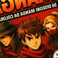 Libro da Colorare Manga: 50 Disegni Manga da Colorare