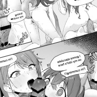 Kaho and Natsuha blowjob-Manga
