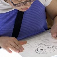 Manga-Unterricht in Japan Tokio