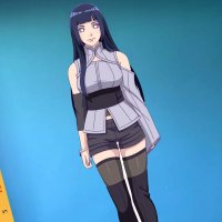 Hinata Hyuga Uzumaki Levensgrote Kartonnen Standaard