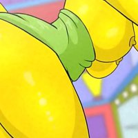 Simpsons porn cartoon Marge fucked ass creampie