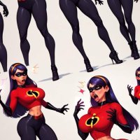 Violet Parr From The Incredibles Bimbo And Naked In Third Sequence Transformation Sequence AI Gay Porn