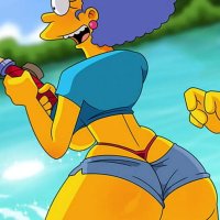 The best butt scenes from the Simptoons! Simpsons porn!