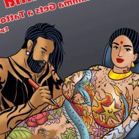 Porn comic Velamma. Chapter 122. Velamma Gets A Tattoo. Velamma. Sex comic brunette MILF went