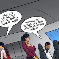 Porn comic Velamma. Chapter 123. Fear of Flying. Velamma. Sex comic decided to interrogate