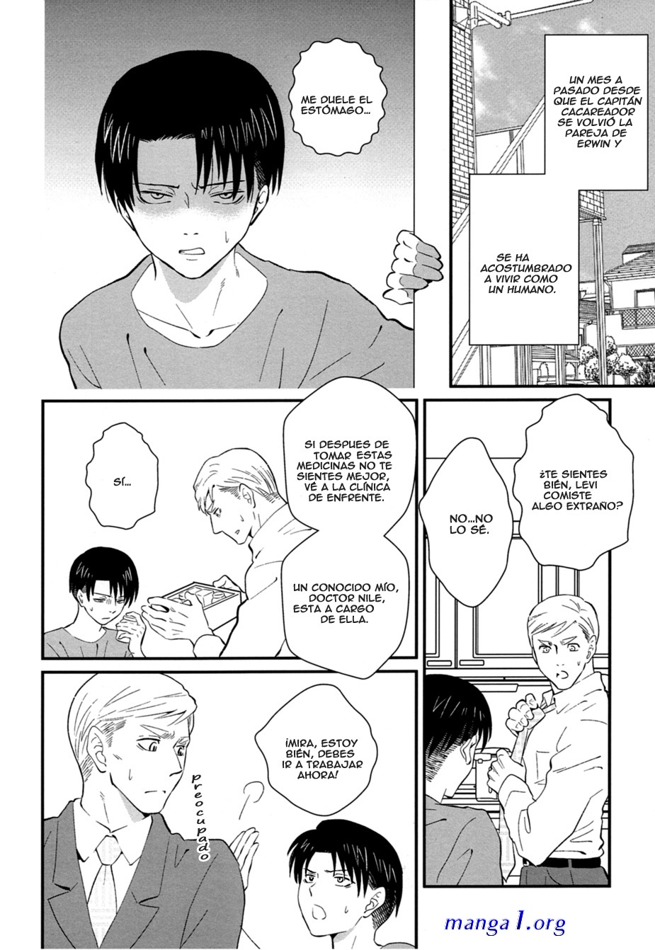 levi x erwin manga español