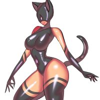 latex bondage cat girls manga
