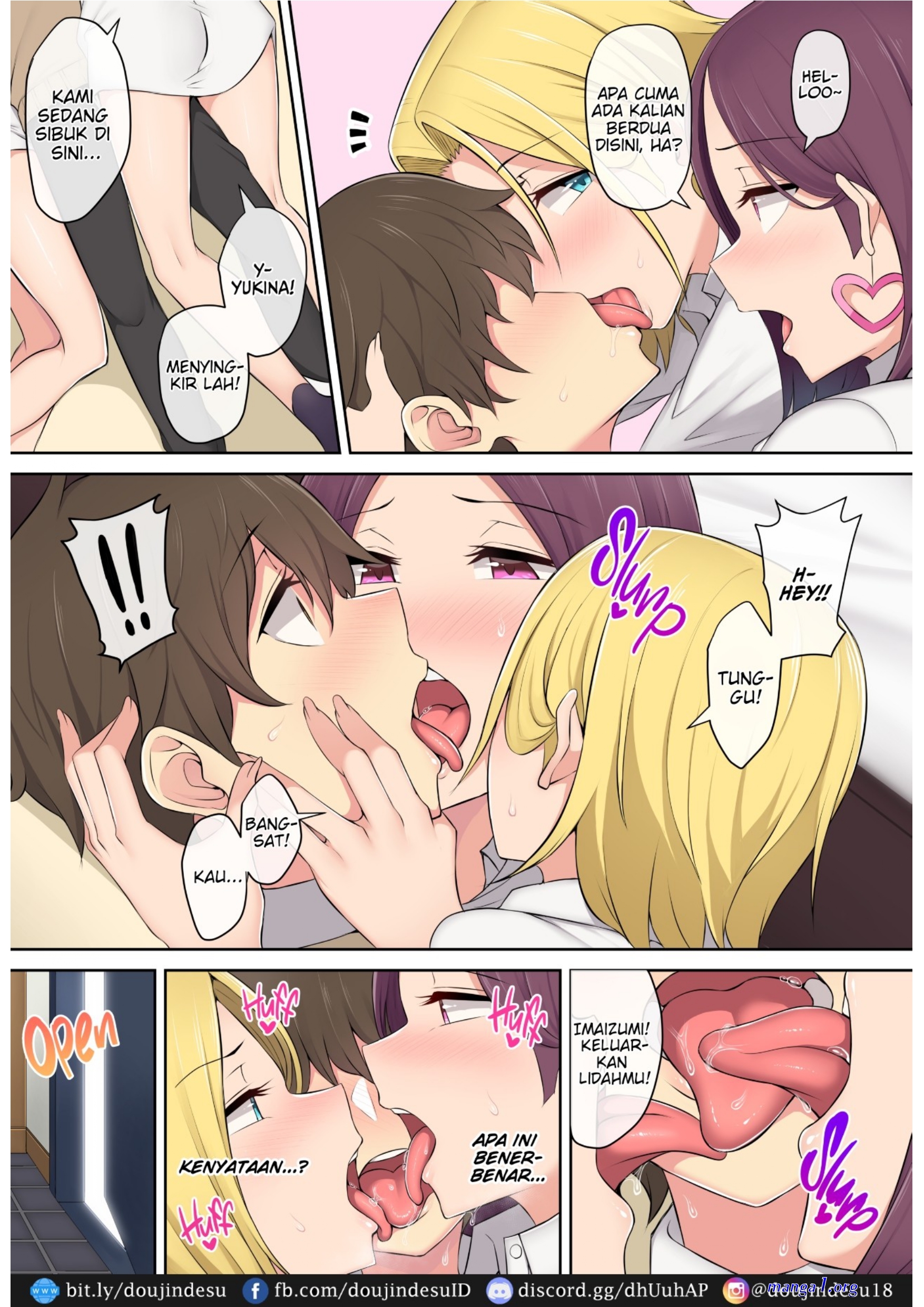 imaizumin chi wa douyara gal no tamariba ni natteru rashii doujin indo