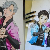a night in barcelona yuri on ice