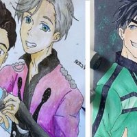 a night in barcelona yuri on ice