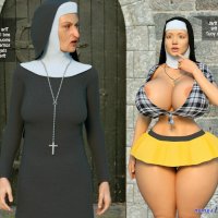 sexy big ass nun 3d foxx images