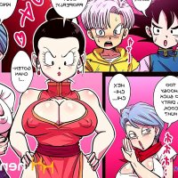 hantai dragon ball manga chichi fuck gotten and trunks