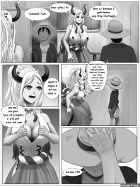 Lewddan on X: The first page a One piece hentai manga. Luffy x Yamato. Should I continue? Gimme feedback