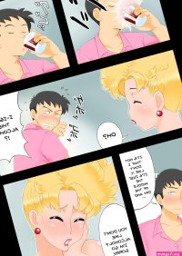 Yamcha fucks Bulmas busty blonde manga mom