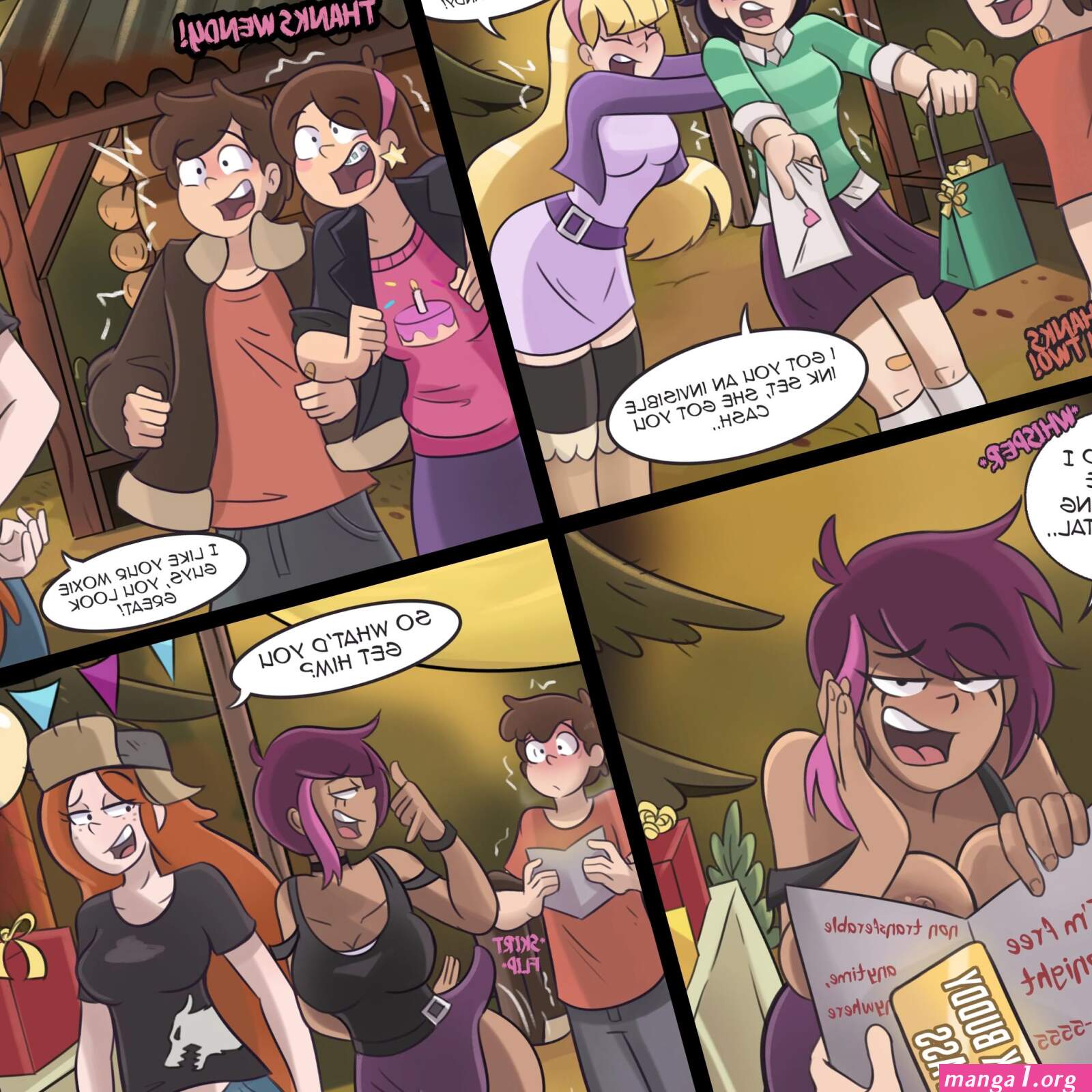 Dipper gets a slice of goth cake Gravity Falls Hermit Moth