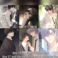 Hunting Game Manga Zhao Zhengyu X Ye Qing Hunting Game Manhwa BL -hunting Game Manhua Anime Postcards