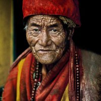 Steve McCurry: Monk at Jokhang Temple Lhasa Tibet