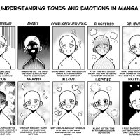 NoonaNano on X: A tone and emotions manga study I did
