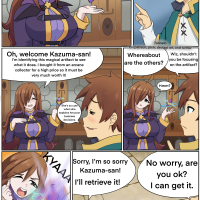 KonoSuba Body Swap hentai comic page 1 by Tabneto on DeviantArt