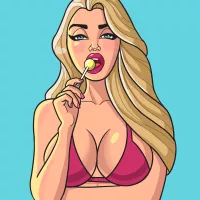Draw sexy girl pin up cartoon caricatures by Josegioscia