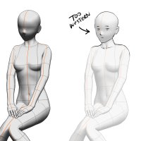 AnimeManga look with CSP 3D Models by EMH2