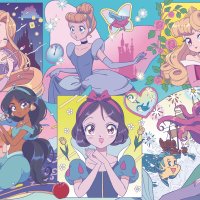 Disney Puzzle Df Plus 250 Princess Manga
