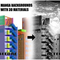 Backgrounds with 3D materials CLIP STUDIO TIPS 1 by FrancoLeonardo