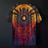Cosmic Manga Printed Tee