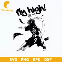 Anime Manga Volleyball Sports Haikyuu Svg Fly High Karasuno Svg Hina