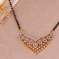 Diamond Mangalsutra Mangalsutra Ki Kimat Stonewels Black Diamond Mangalsutra Trendy Elegant